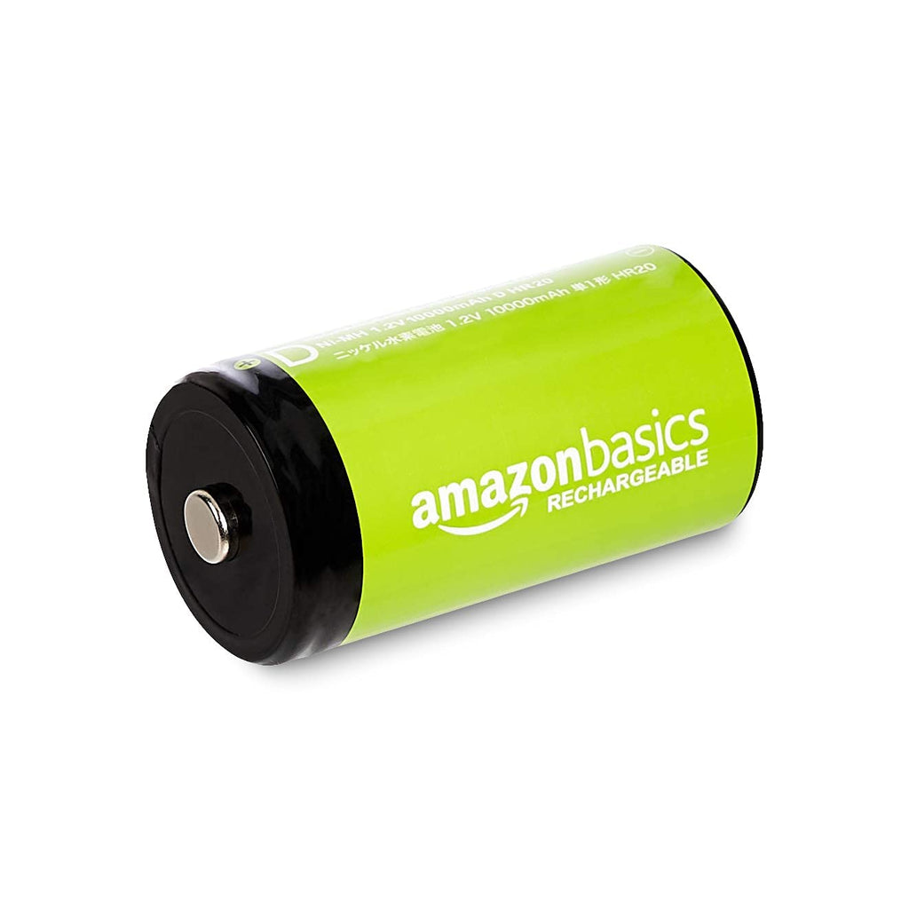 4-Pack Rechargeable D NiMH Batteries J4207
