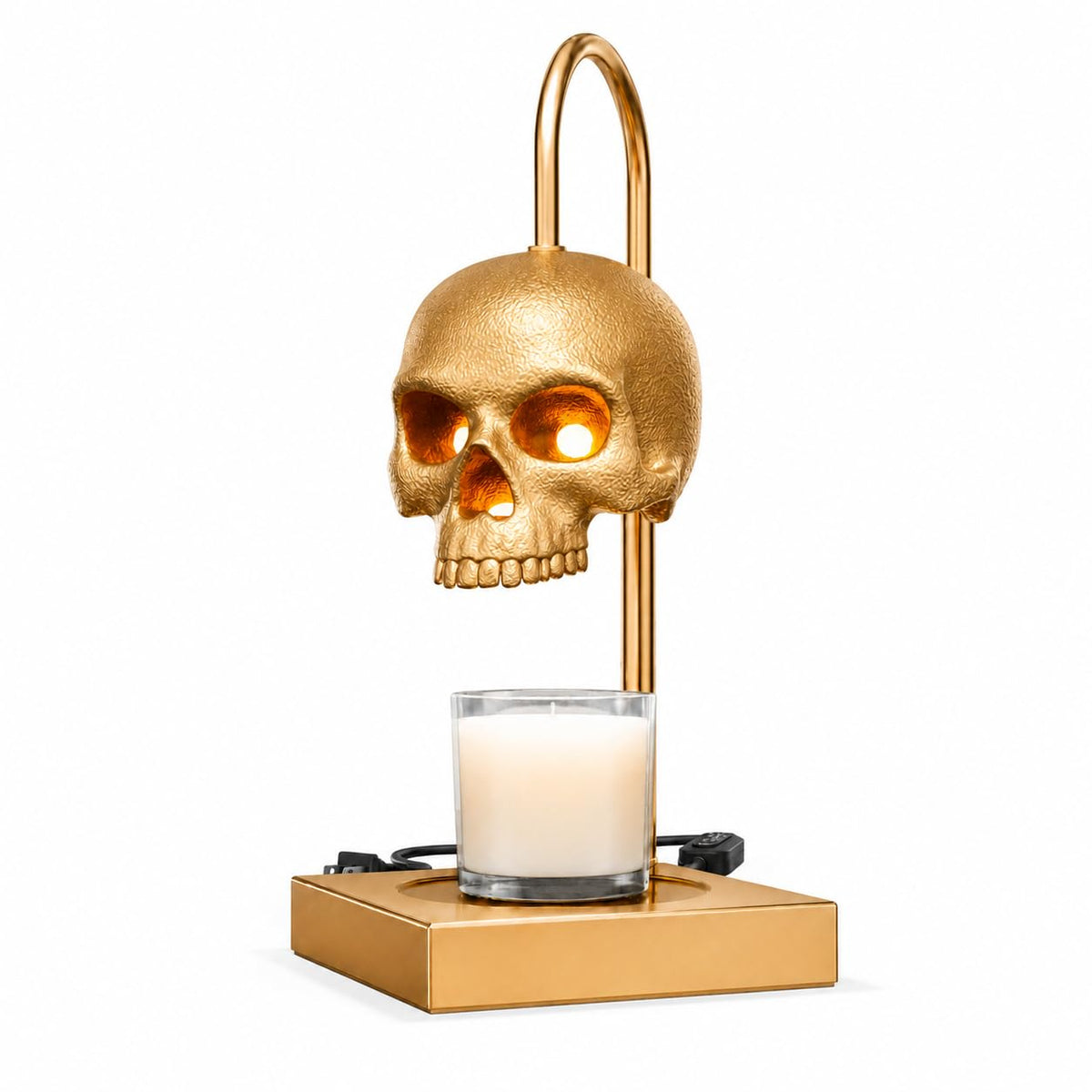 Skull Candle Warmer Lamp with Timer and Dimmer P3735