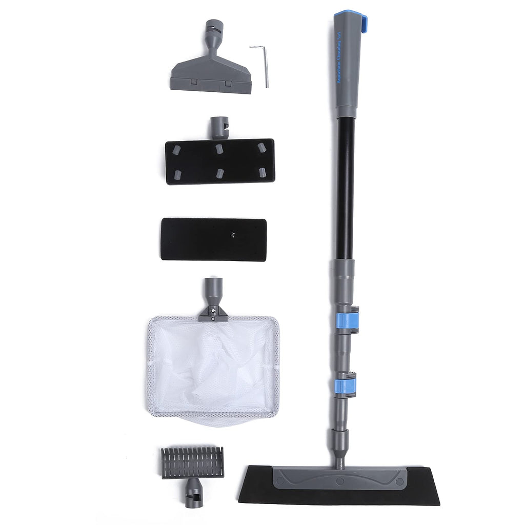 5 in 1 Aquarium Maintenance Kit with Telescopic Brush and Soft Net C129