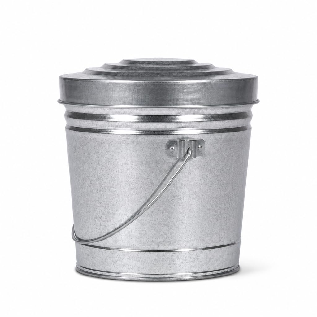 6 Gal Galvanized Steel Storage Can V916400