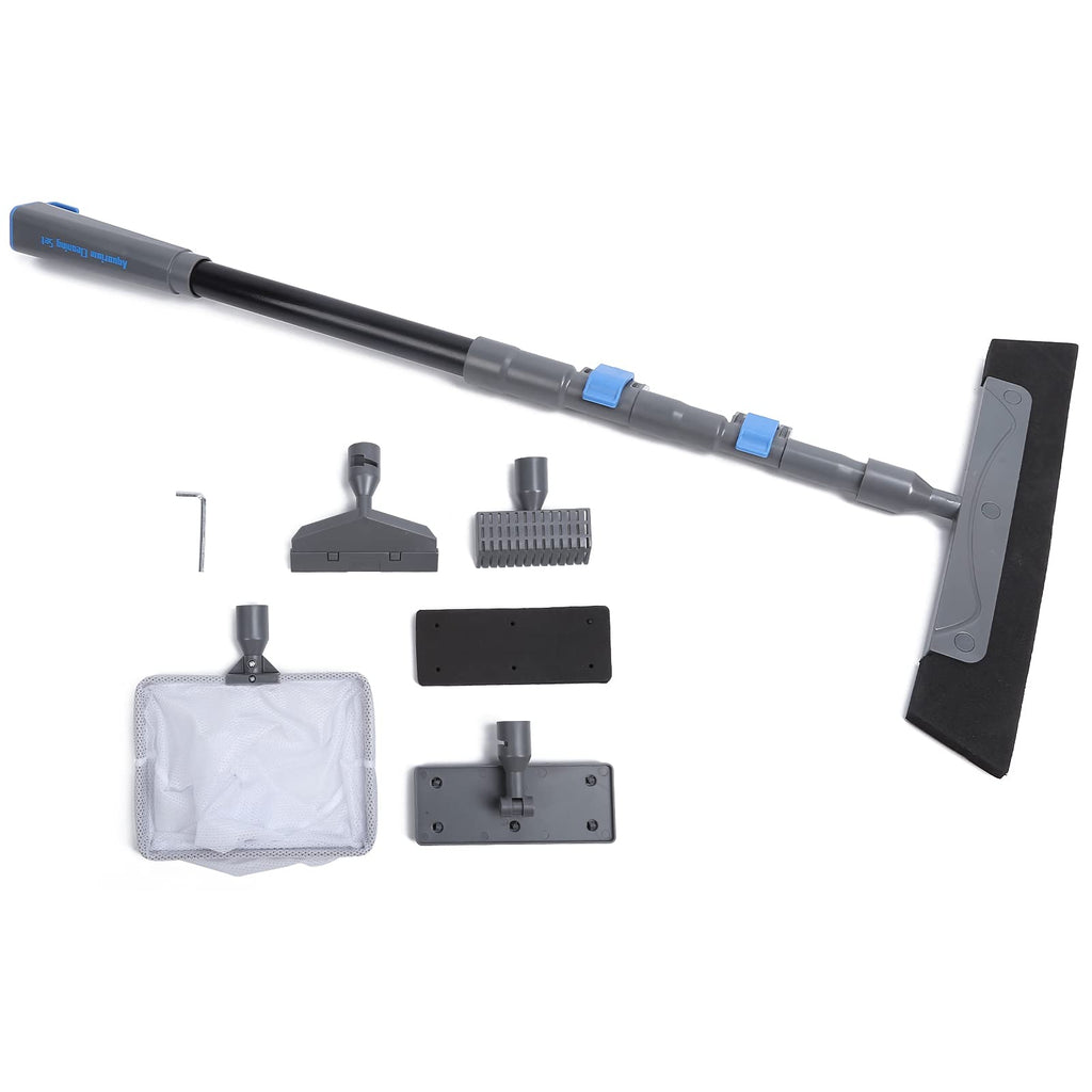 5 in 1 Aquarium Maintenance Kit with Telescopic Brush and Soft Net C129