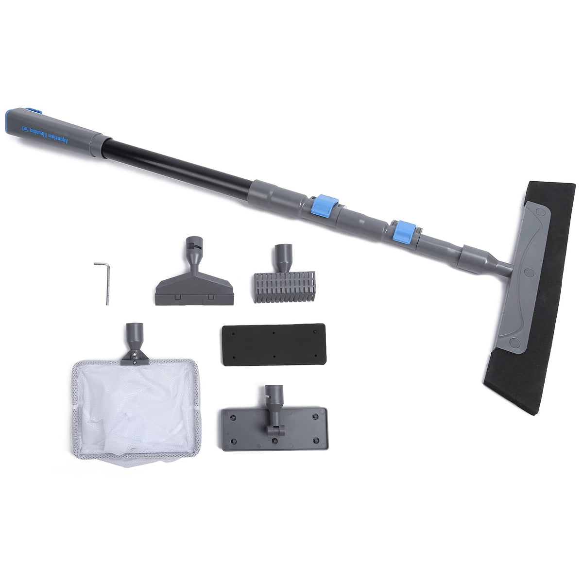 5 in 1 Aquarium Maintenance Kit with Telescopic Brush and Soft Net C129