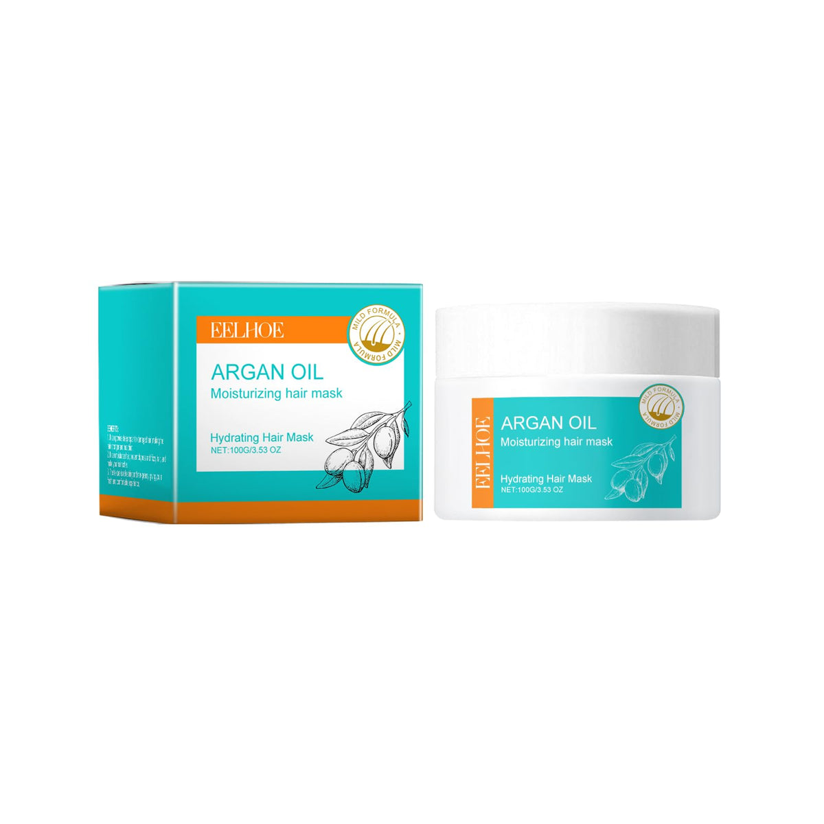 Argan Oil Hydrating Shampoo Conditioner Oil and Mask Hair Care Set K72109