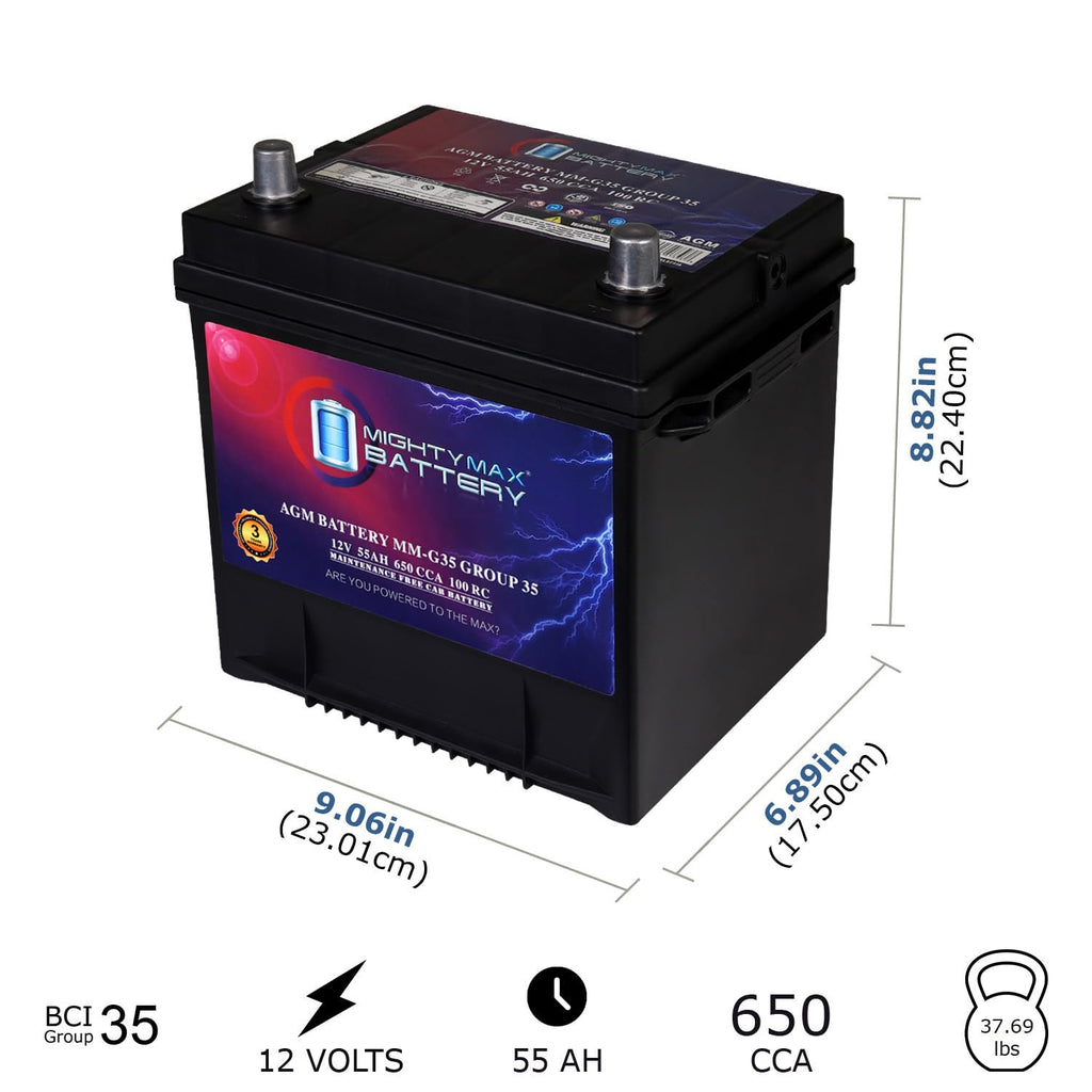 12V 55Ah AGM Replacement Battery J426