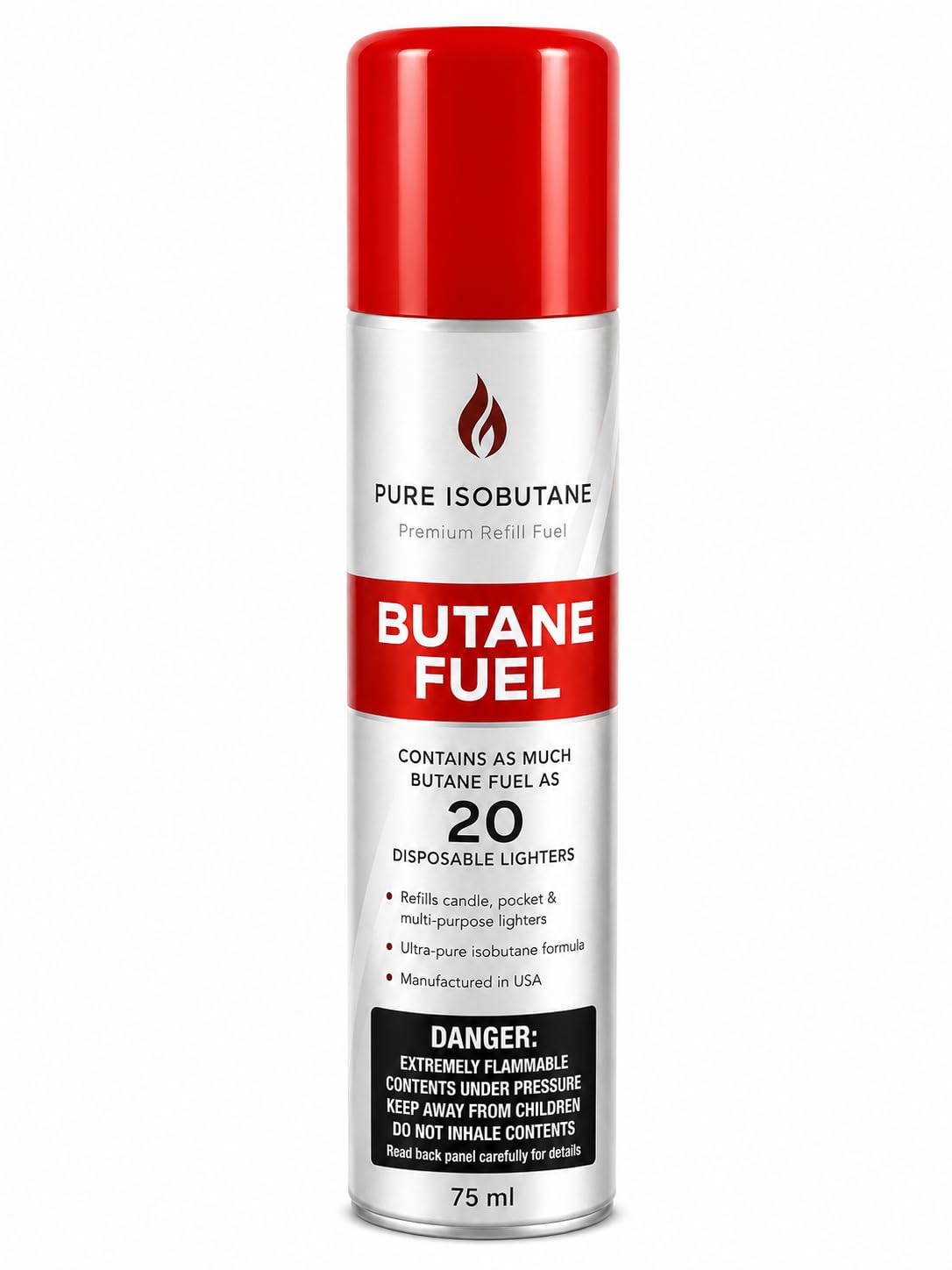Butane Fuel Refill Canister 75ml Isobutane S7396