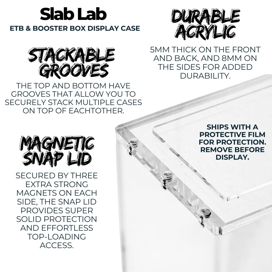 Acrylic Display Case with Magnetic Lid V118726