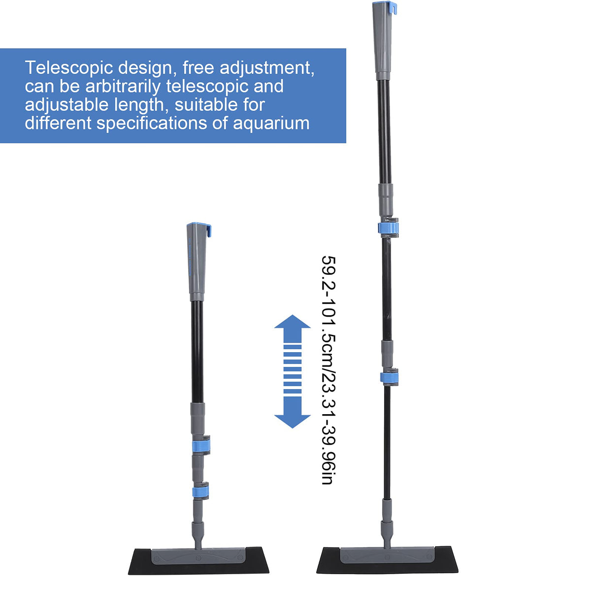 5 in 1 Aquarium Maintenance Kit with Telescopic Brush and Soft Net C129