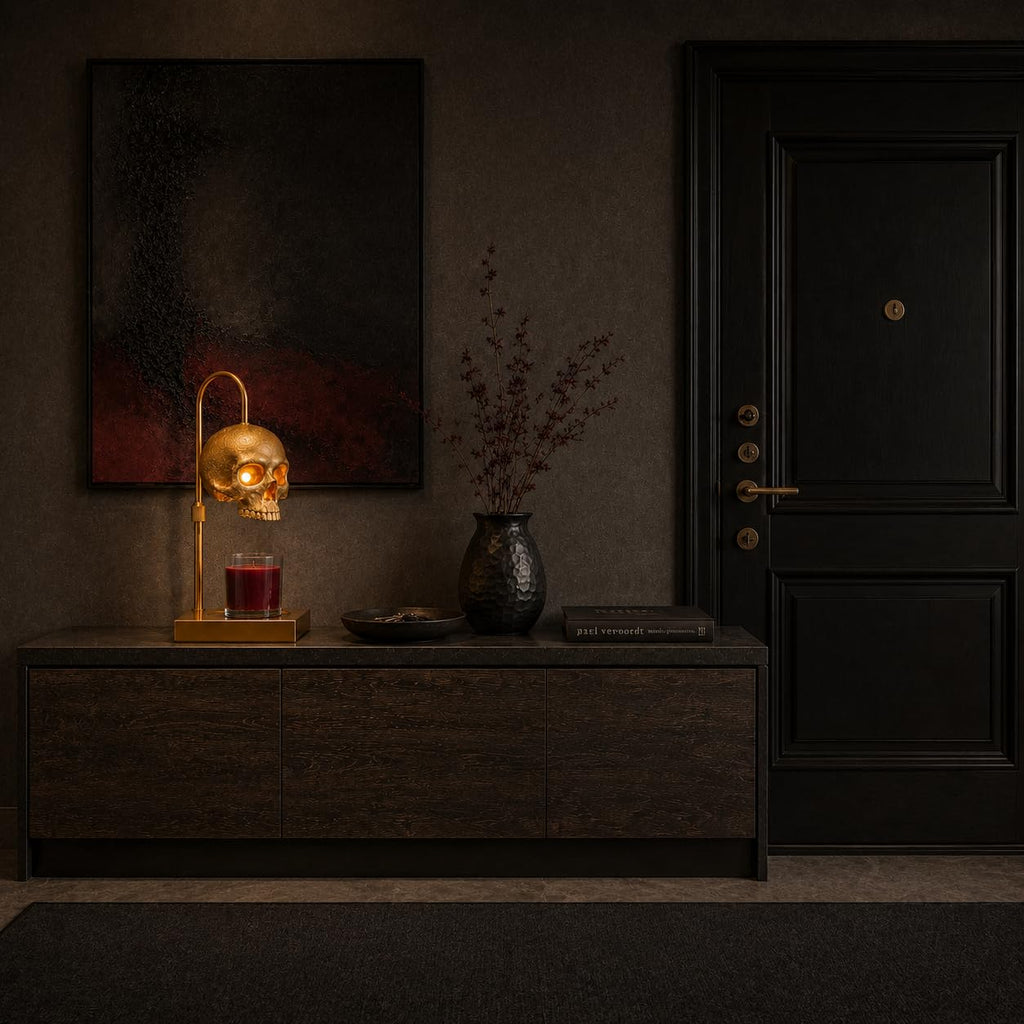 Skull Candle Warmer Lamp with Timer and Dimmer P3735
