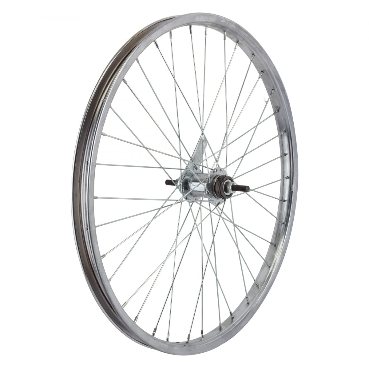 Rear Bicycle Wheel with Coaster Brake, 24 x 1.75, 36H, Steel, Silver G24865