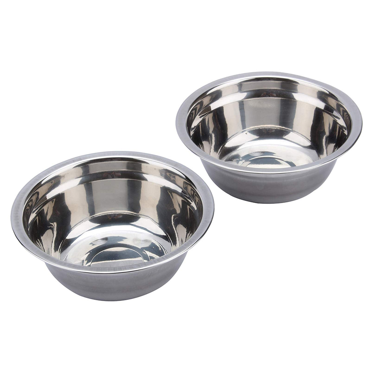 Stainless Steel Elevated Dog Cat Bowls with Iron Stand U4061