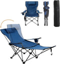 Zero Gravity Reclining Folding Chair with Footrest Cup Holder K9822