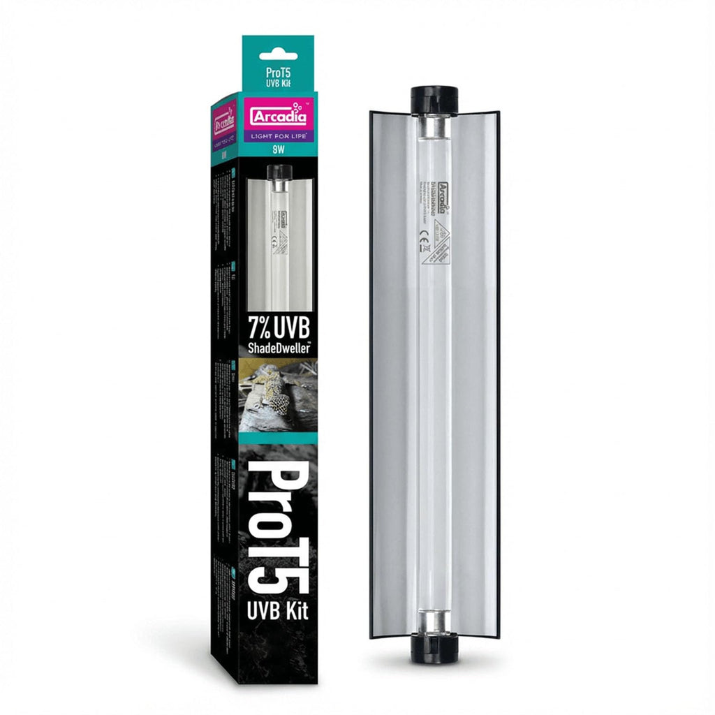 12" 8 Watts 7% UVB Reptile Light Fixture Kit G209