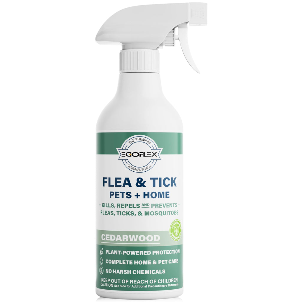 Plant-Based Flea Spray with Cedarwood Scent 16 Oz D329832