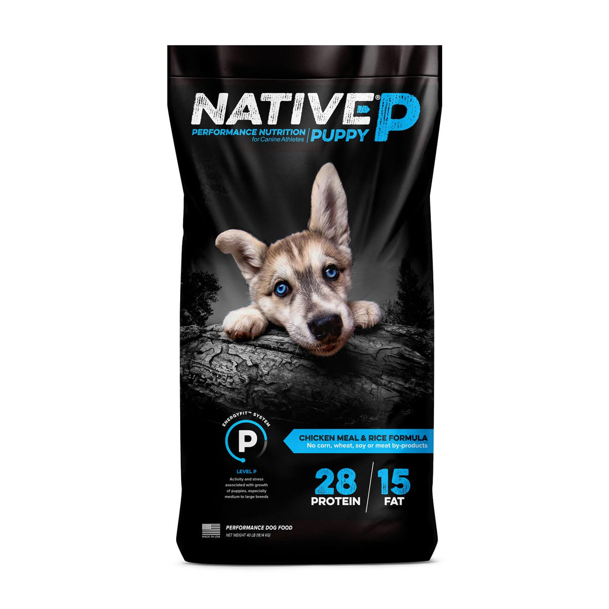 Chicken Meal and Rice Puppy Food 40 Pound Bag Q428663