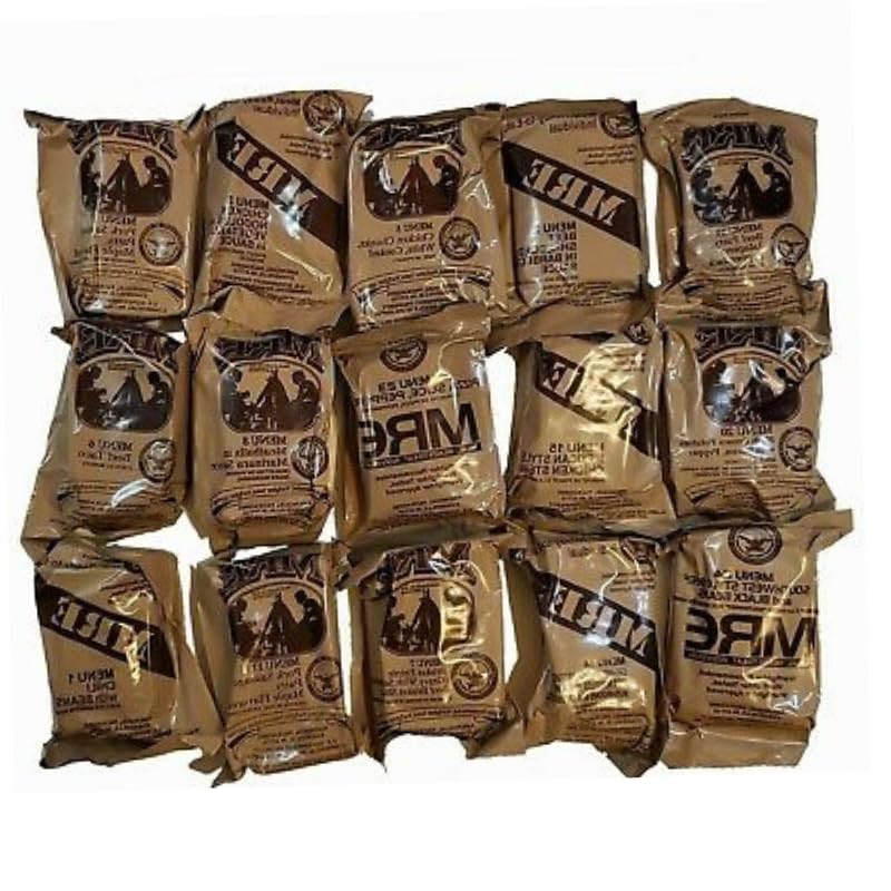 Military Meals Ready to Eat 24 Full Food Packs Rations T1707