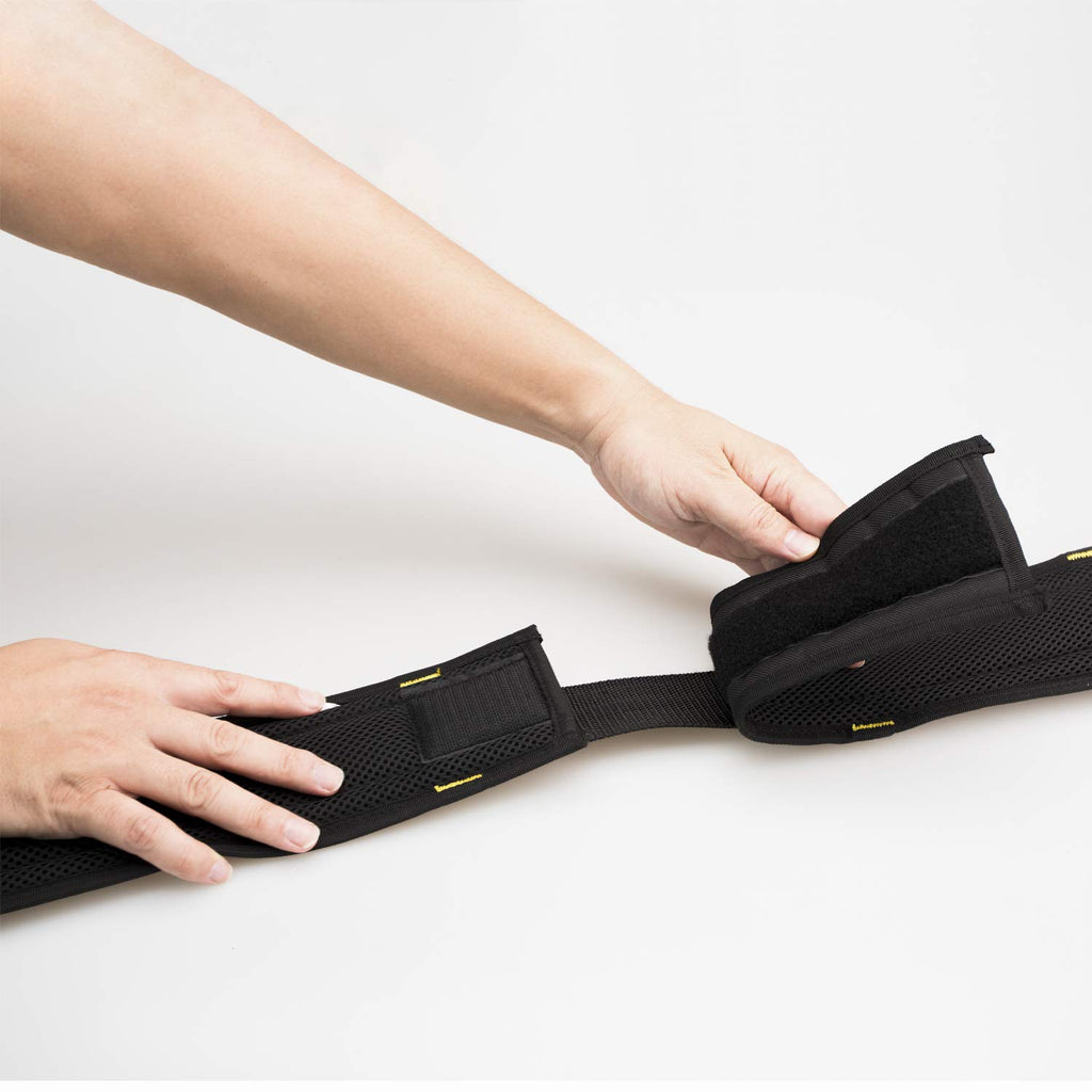 2-Inch Padded Tool Belt with 4 D-Rings Heavy Duty Double Metal Roller Buckle X73022
