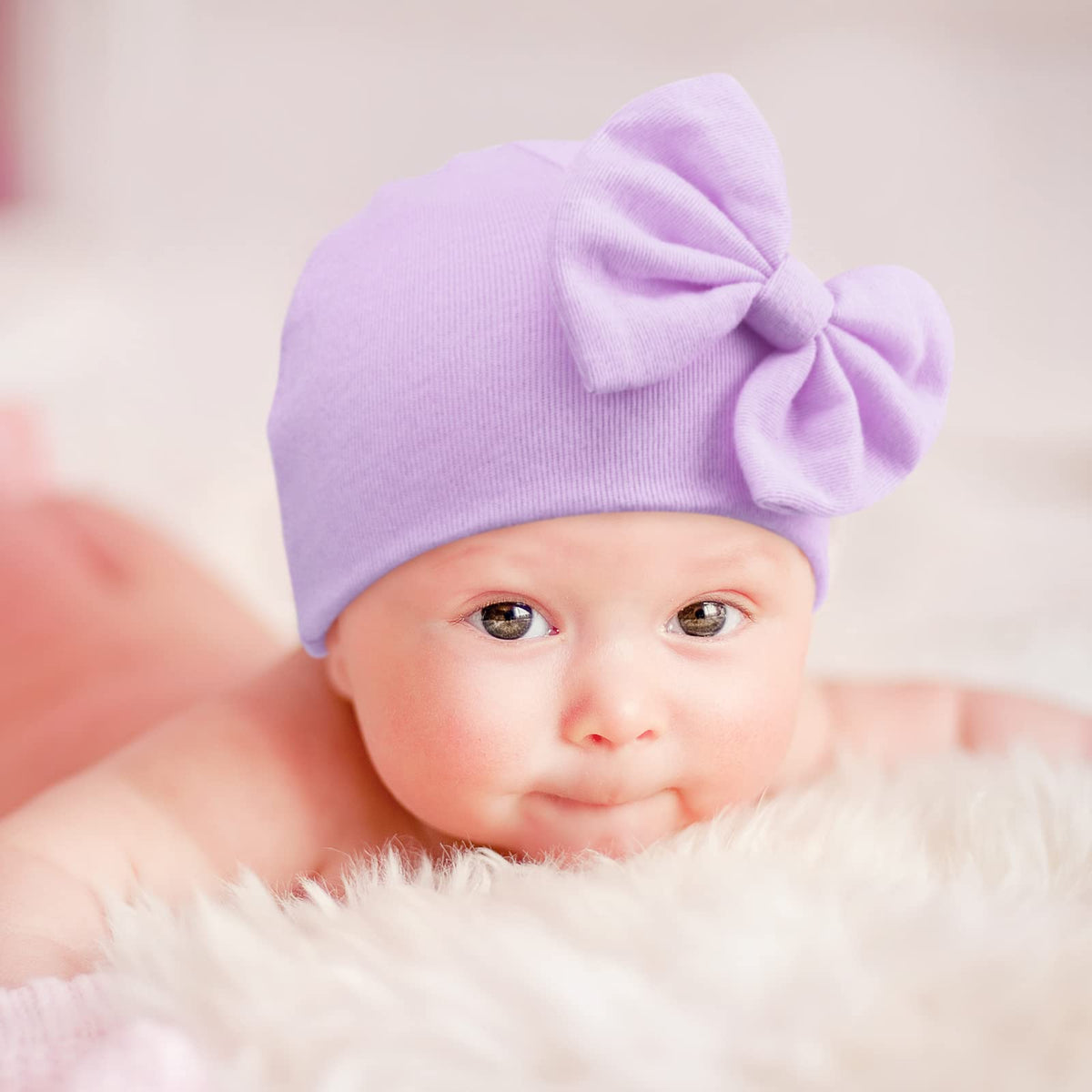 Newborn Baby Hats and Mittens Set C7671