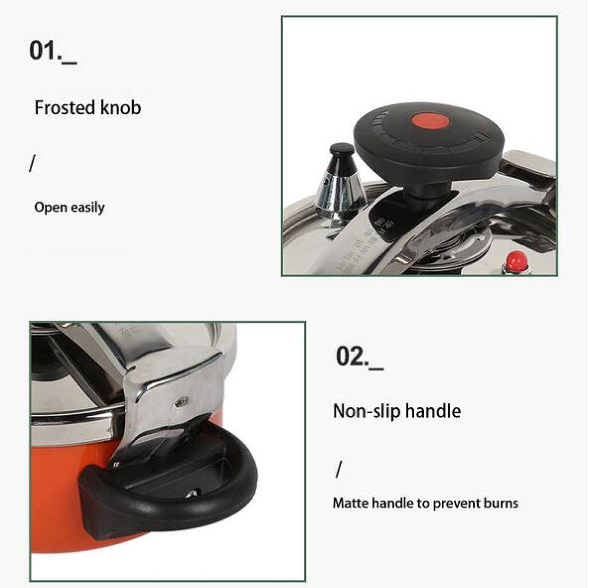 Camping Pressure Cooker Aluminum Alloy 2L H204552