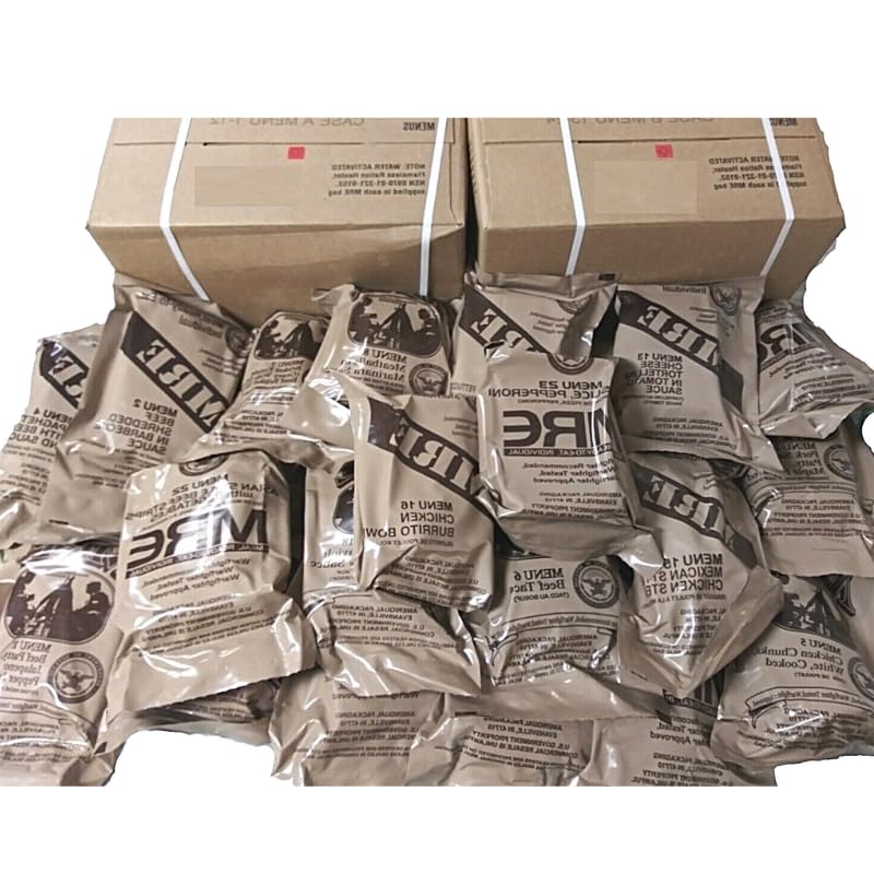 Military Meals Ready to Eat 24 Full Food Packs Rations T1707