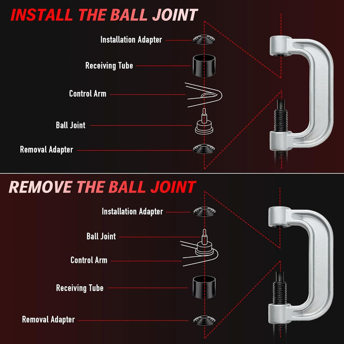 23PC Ball Joint Press Kit D704155