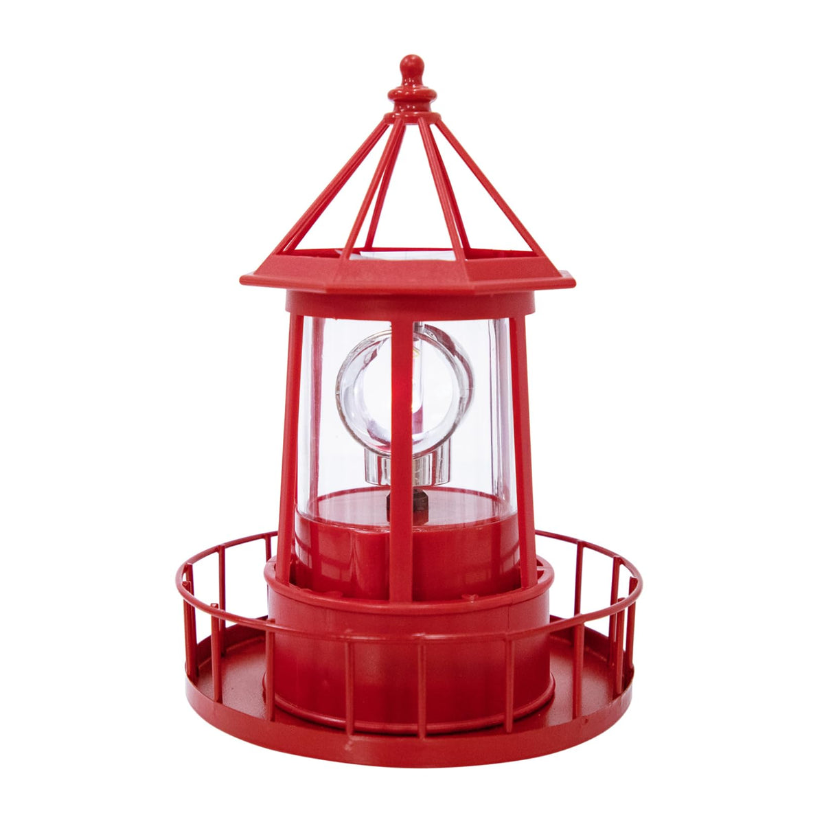 Solar Powered Rotating Lighthouse Garden Light C940