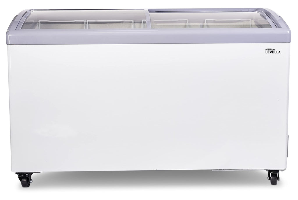 7.4 cu ft Chest Freezer with Curved Glass Top in White G48632