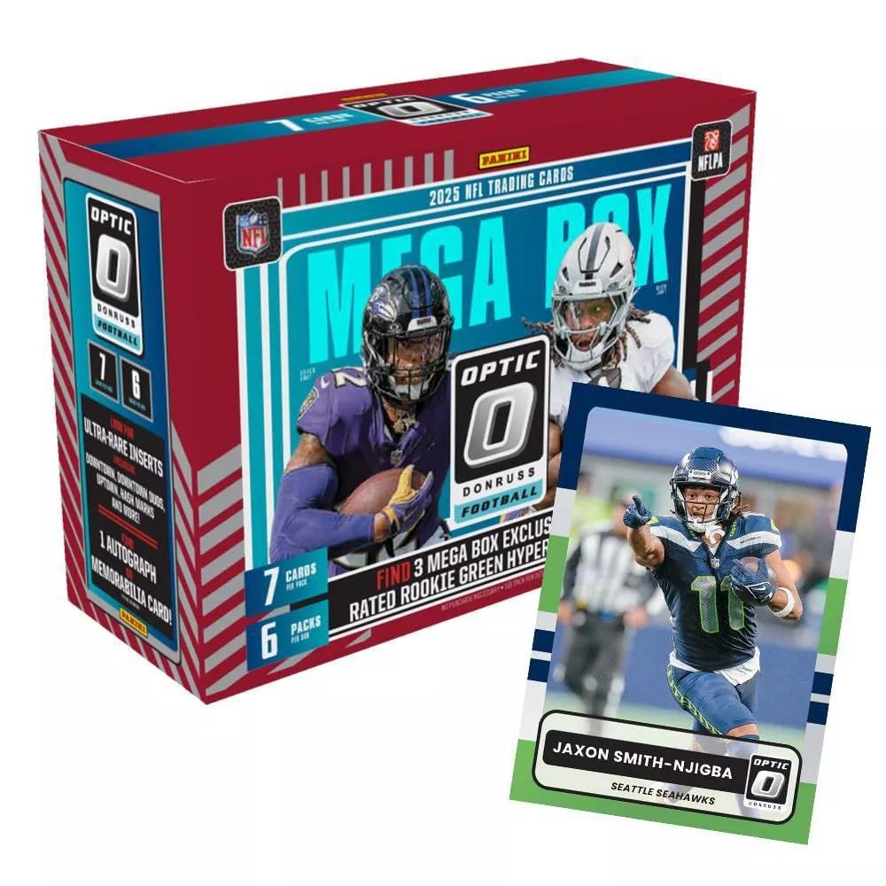 Football Trading Card Mega Box E445