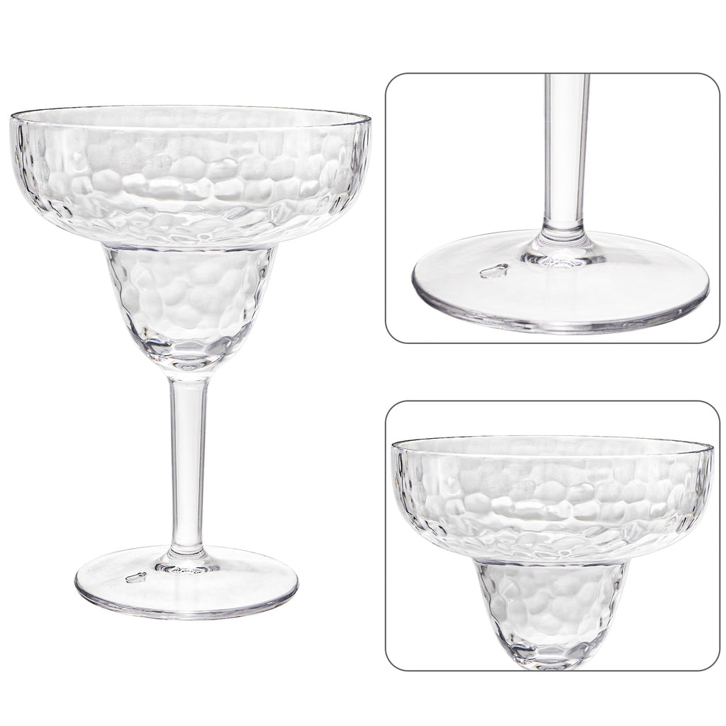 6 Pack 13 OZ Acrylic Stemmed Glasses Q483660
