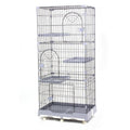 Foldable 4 Tier Detachable Cat Cage with Hammock Q69798