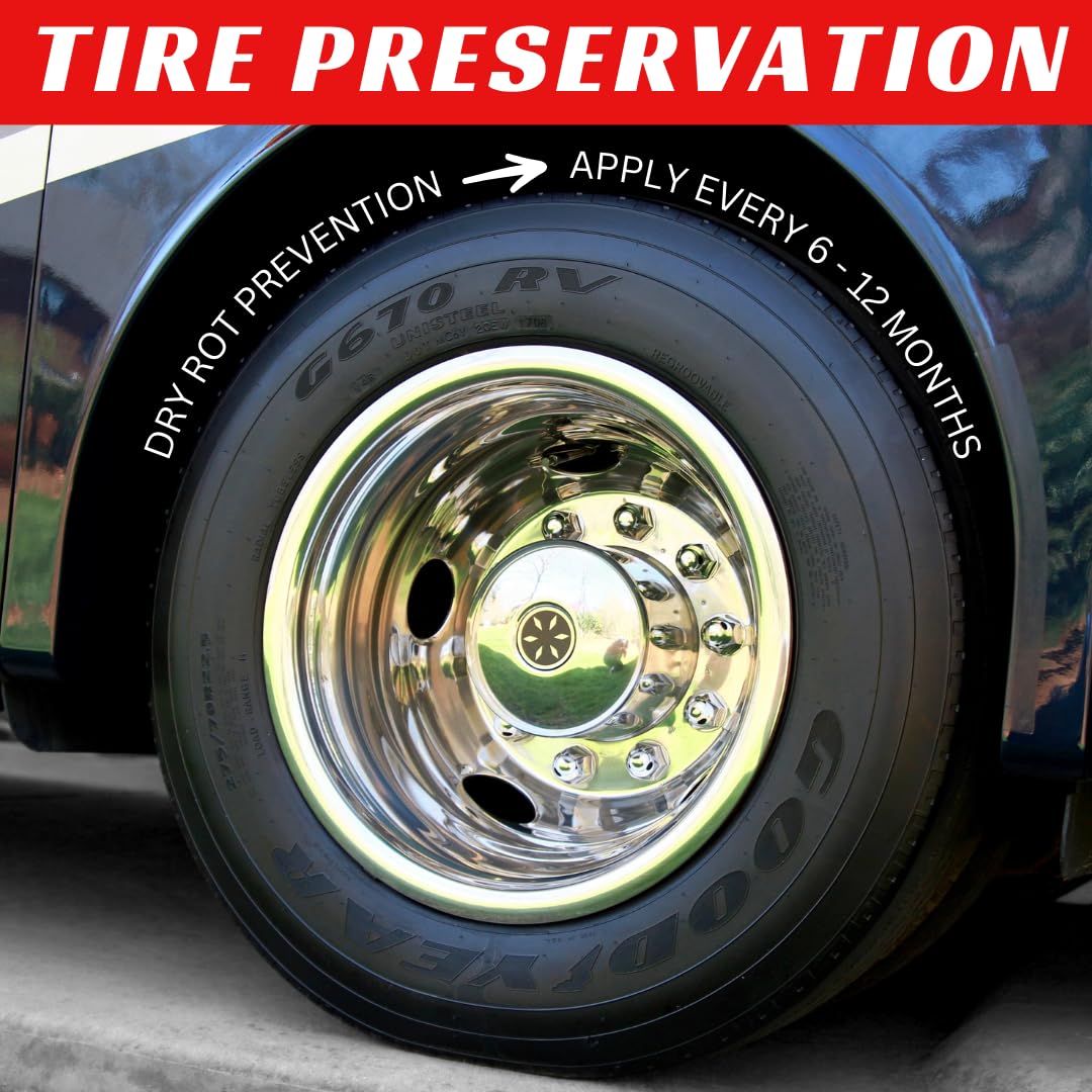 Polymer-Ceramic Hybrid Restorer & Protectant for Tires & Trim 16oz A872075