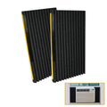 Window Air Conditioner Foam Insulation Panels, 2 Pack, Black, 17in High x 9in Wide E4235