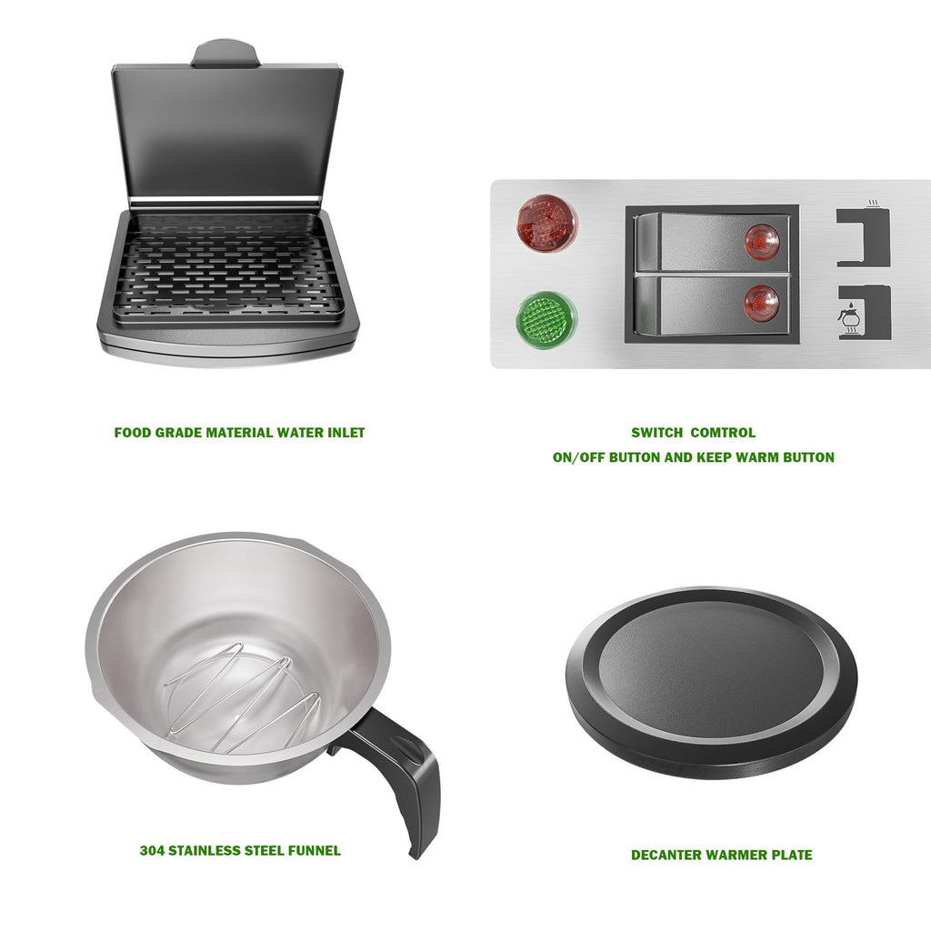 12-Cup Commercial Drip Coffee Maker Q307