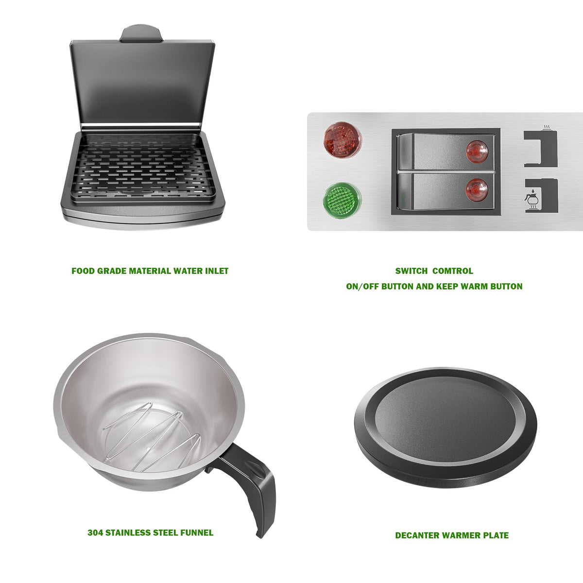 12-Cup Commercial Drip Coffee Maker Q307