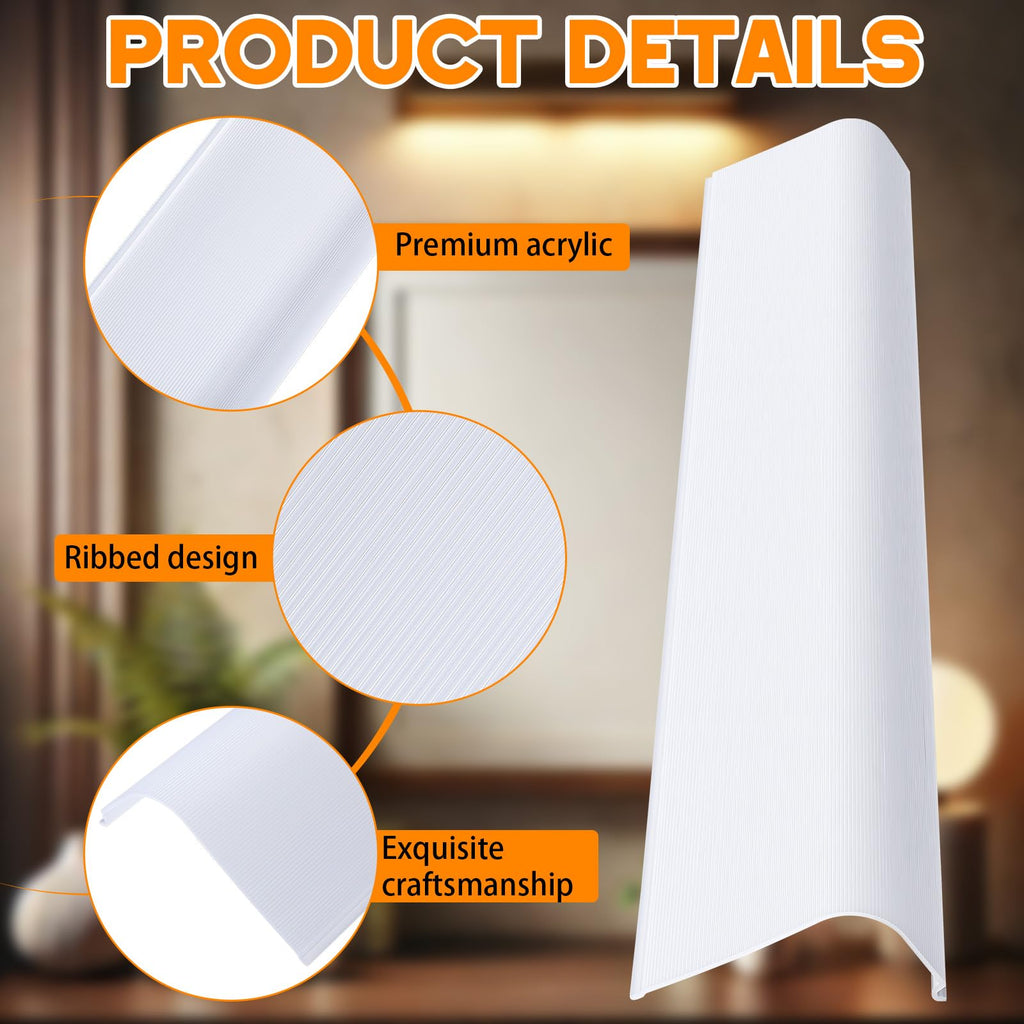 2 Pcs 24 Inch Under Cabinet Light Cover Replacement Lens P23406