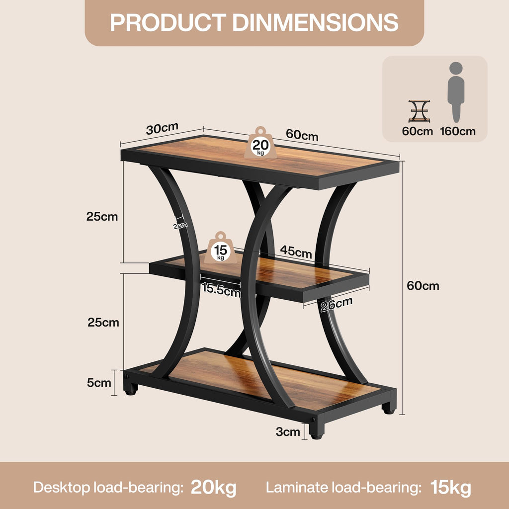 3-Tier Storage End Table M30897