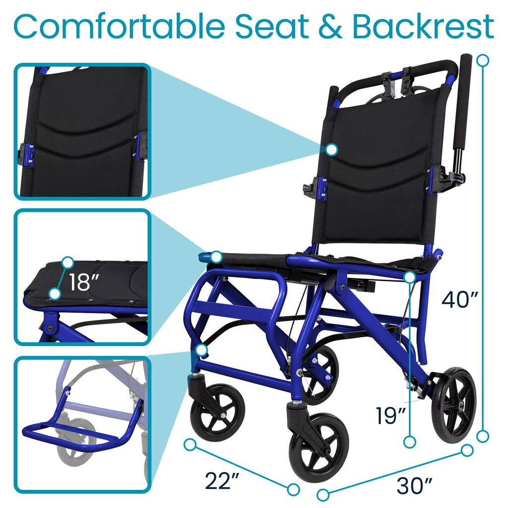 Ultra-Lightweight Transport Wheelchair O606442