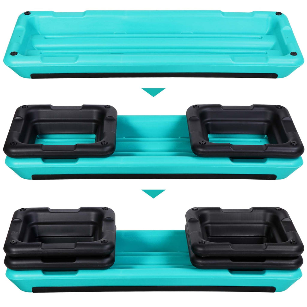 43" Adjustable Aerobic Stepper Bench with Risers R72393