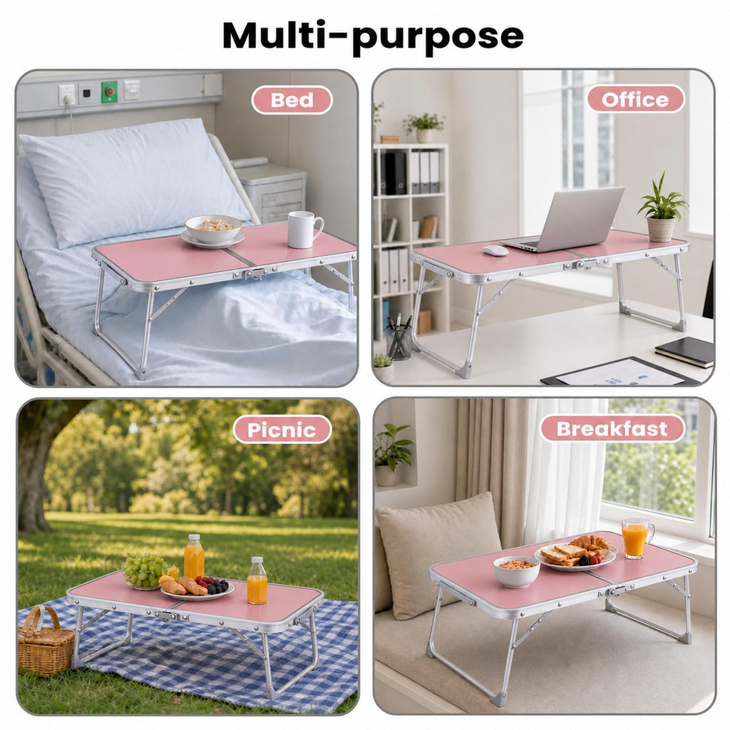 Foldable Laptop Desk with Hidden Storage G217