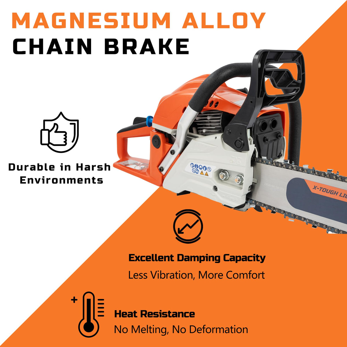 68cc Gas Powered Chainsaw U280995