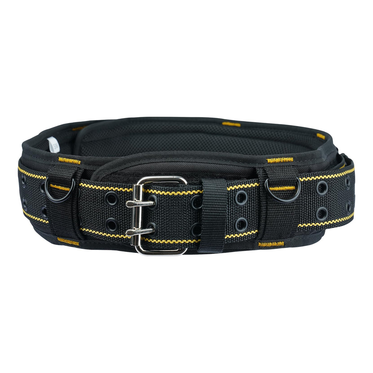 2-Inch Padded Tool Belt with 4 D-Rings Heavy Duty Double Metal Roller Buckle X73022