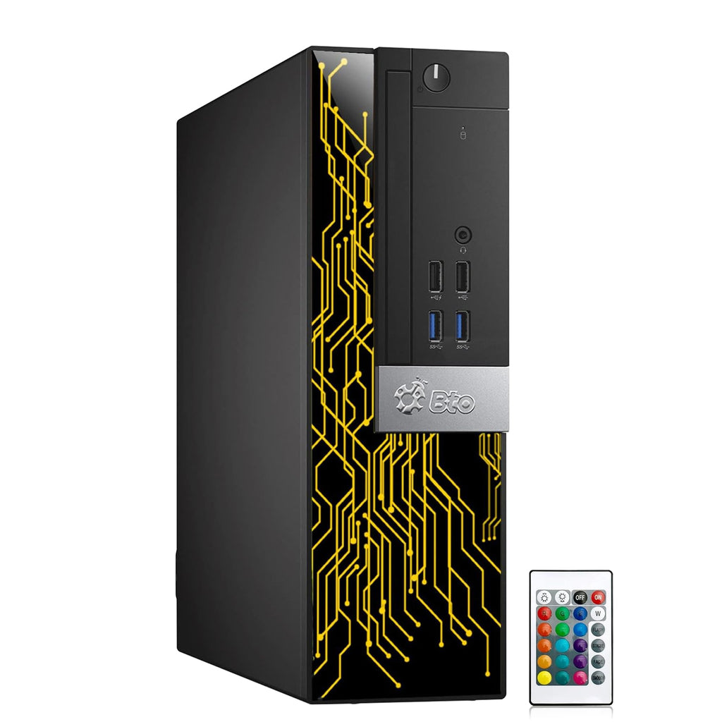 RGB Gaming PC with 24 Inch Monitor Intel i5 16GB RAM 512GB SSD E745653