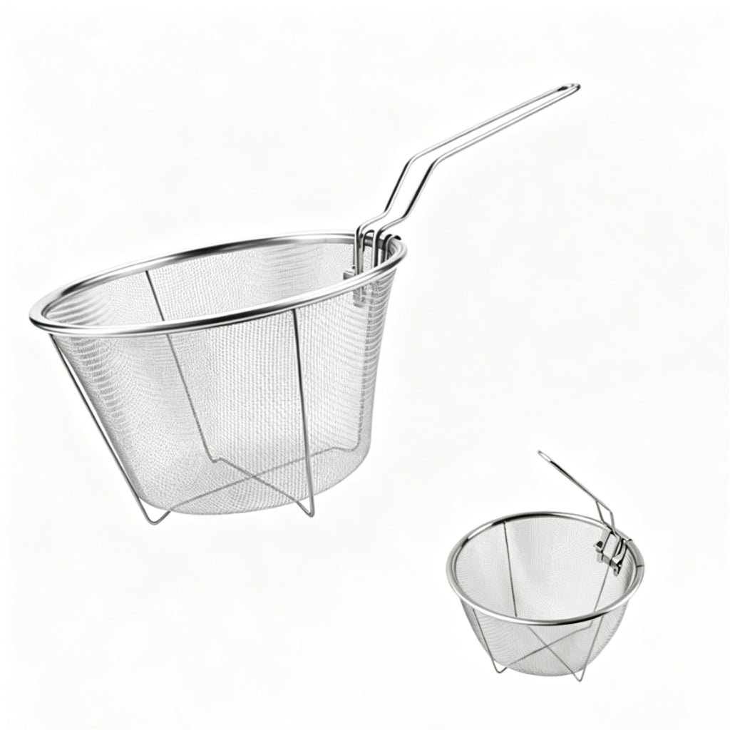 7 inch Stainless Steel Deep Fryer Basket D861