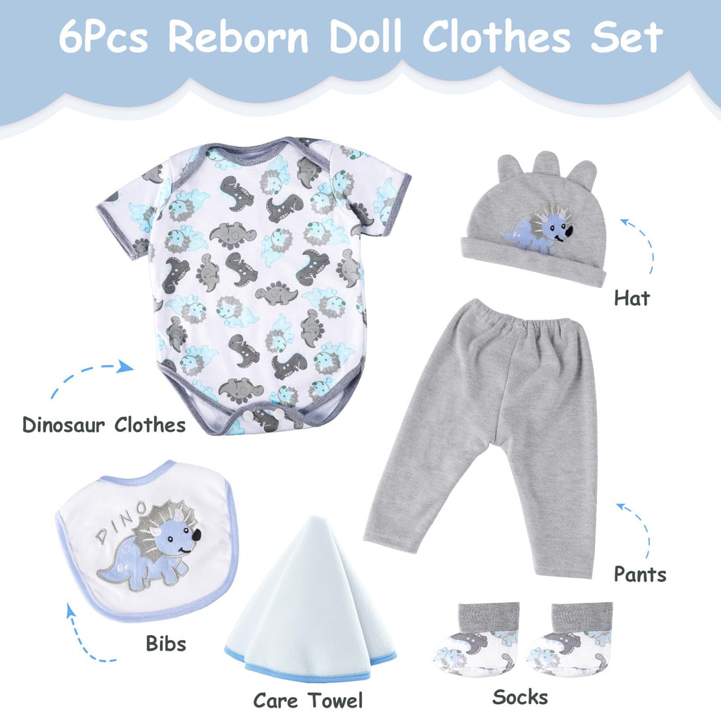 6 Pcs Baby Doll Clothes Set H38111