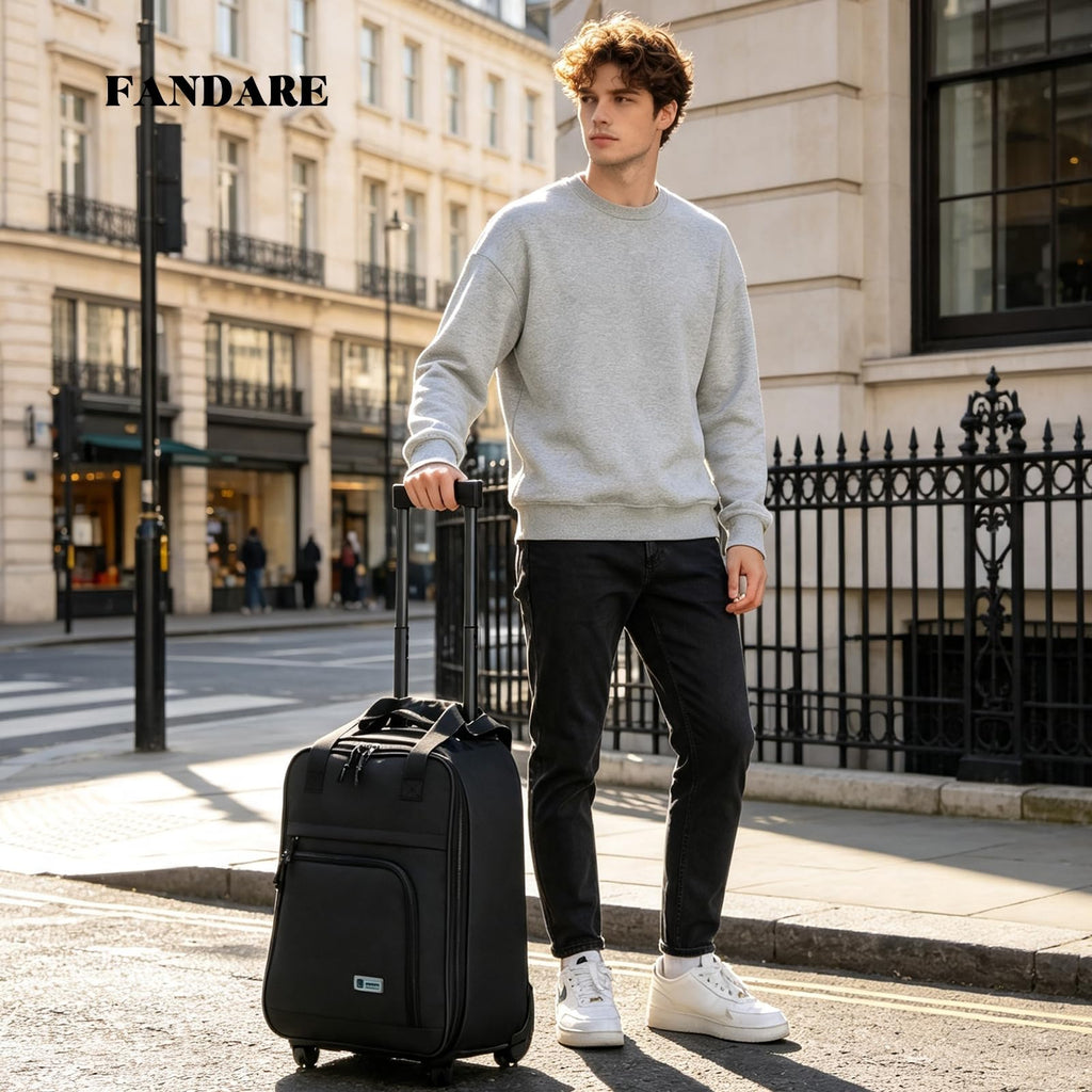 Rolling Laptop Backpack with Wheels 15.6 Inch V853