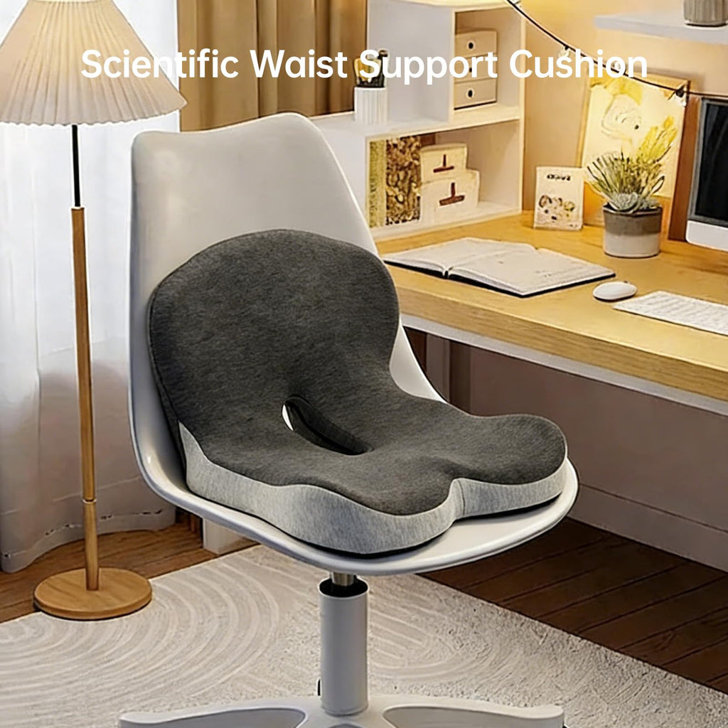L-Shaped Memory Foam Seat Cushion with Back Support S5360