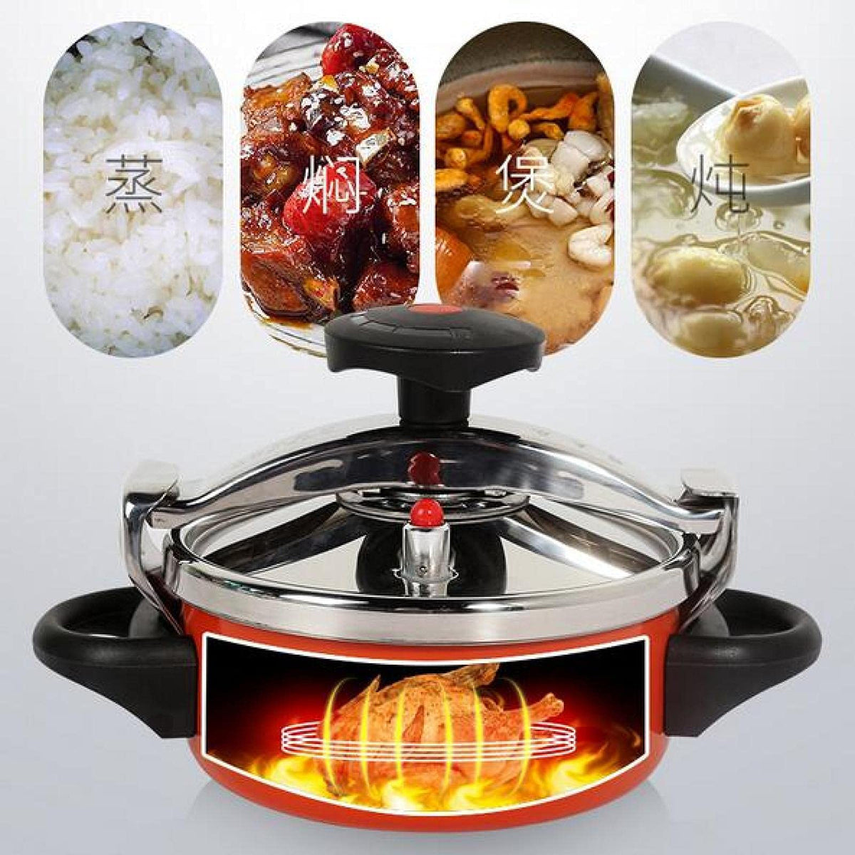 Camping Pressure Cooker Aluminum Alloy 2L H204552