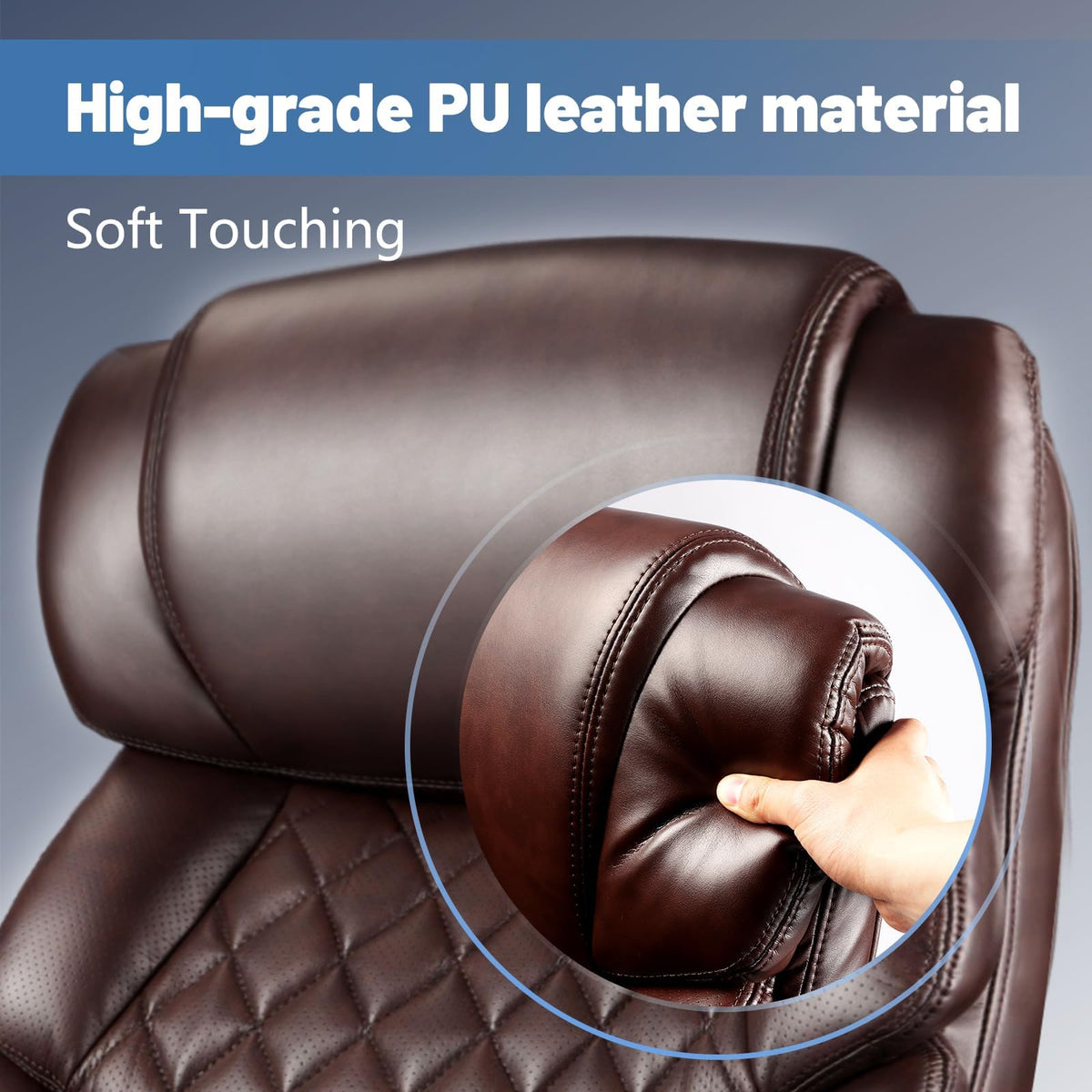 Big and Tall Heavy Duty Executive Office Chair with High Back J512926