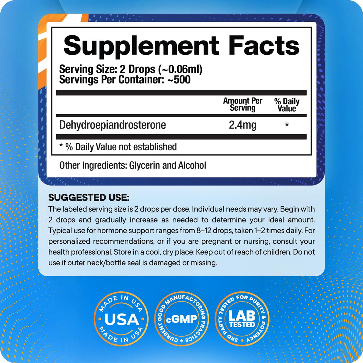 DHEA Liquid Drops 30 ml N34361