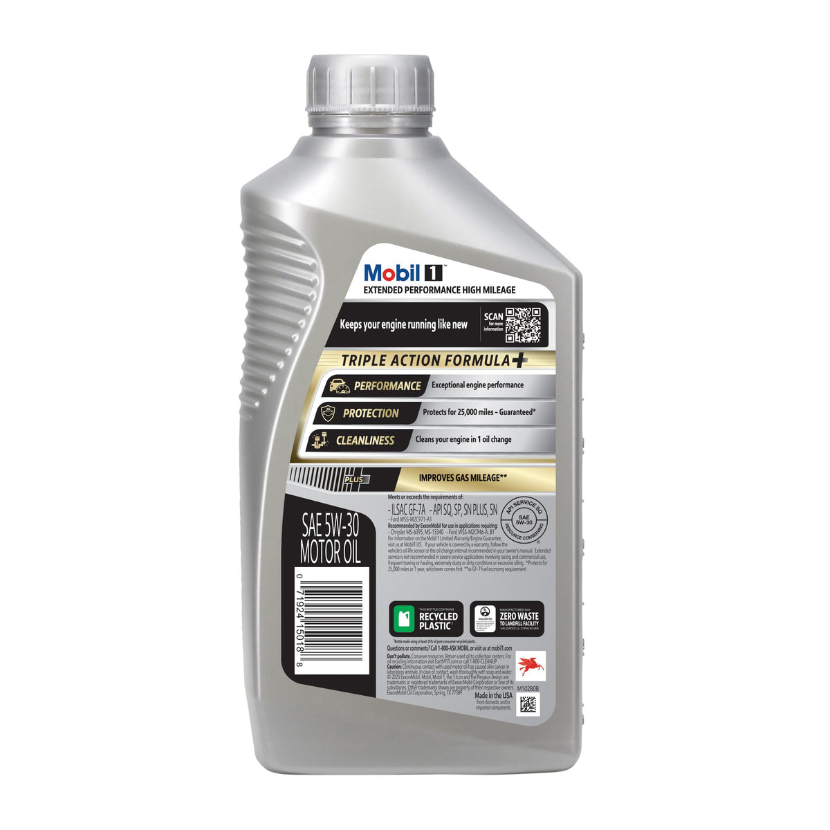 5W-30 Full Synthetic High Mileage Oil 6 Pack S468