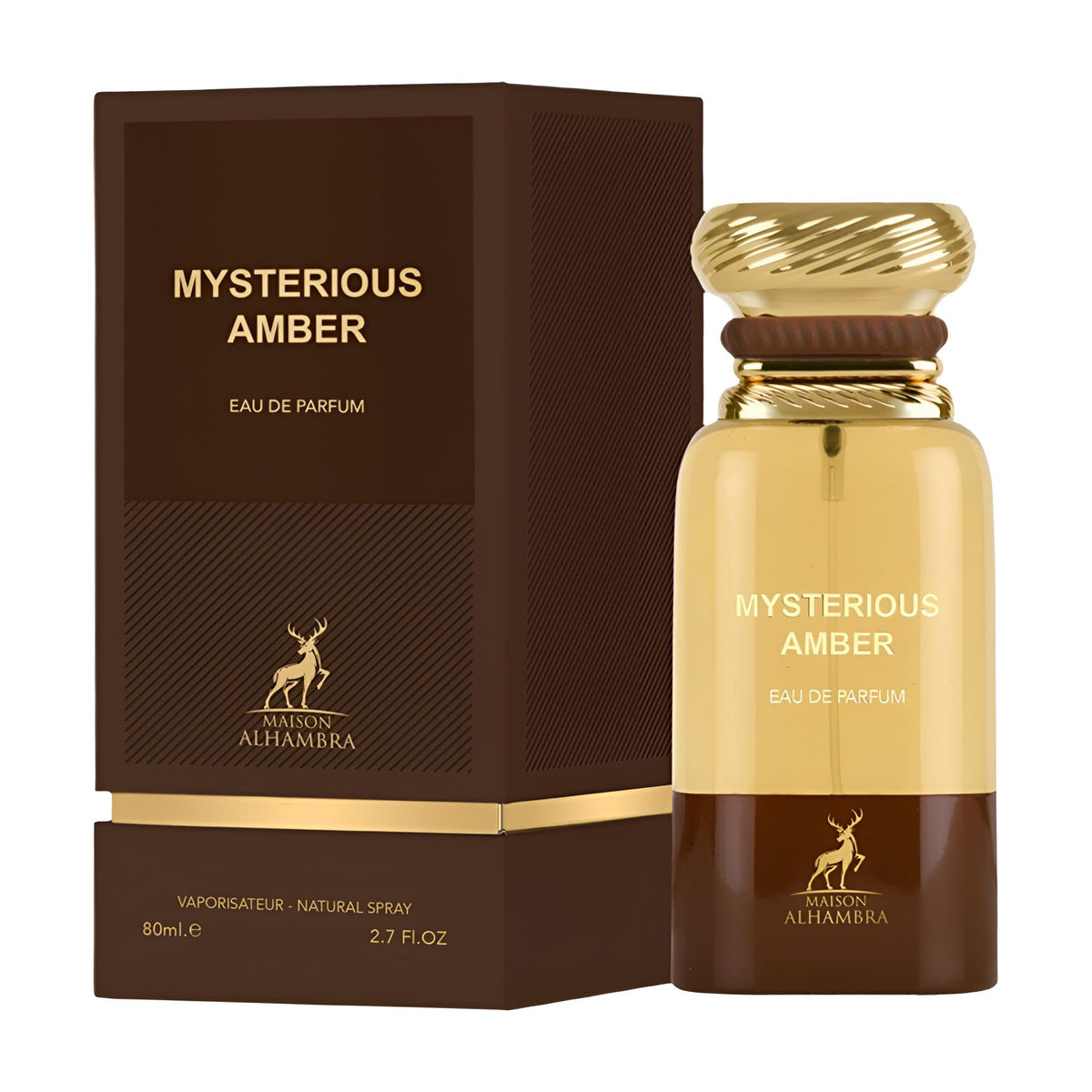Amber Smoky Woody Sweet Eau de Parfum Spray 2.7 Ounce / 80 ml X4348